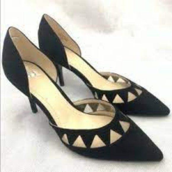 Marc Fisher Shoes - Marc Fisher Tricky D’Orsay Black Cut-Out Pumps